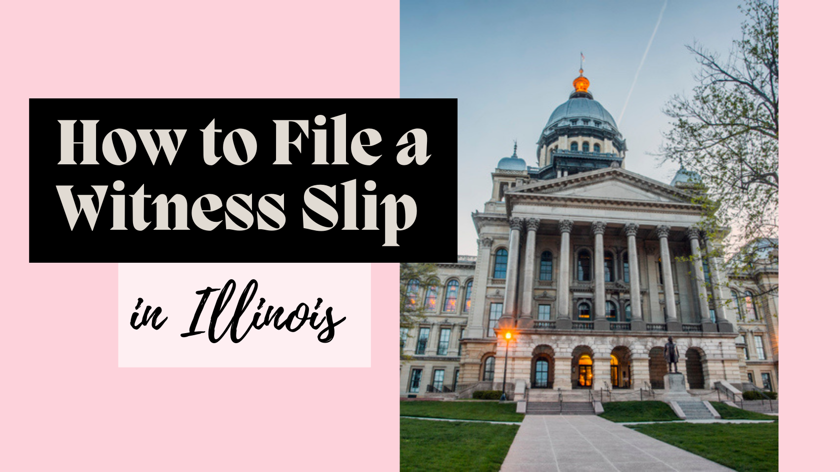 How to File a Witness Slip in Illinois
