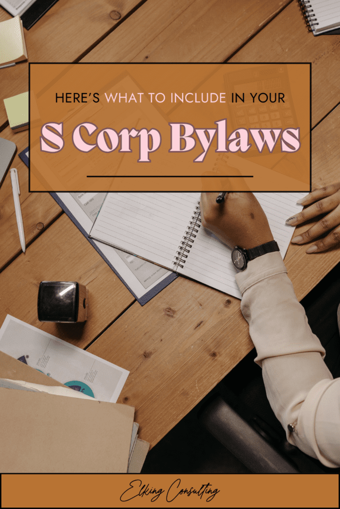 S Corp Bylaws Comprehensive Guide