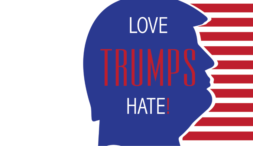 Donald Trump profile illustration
