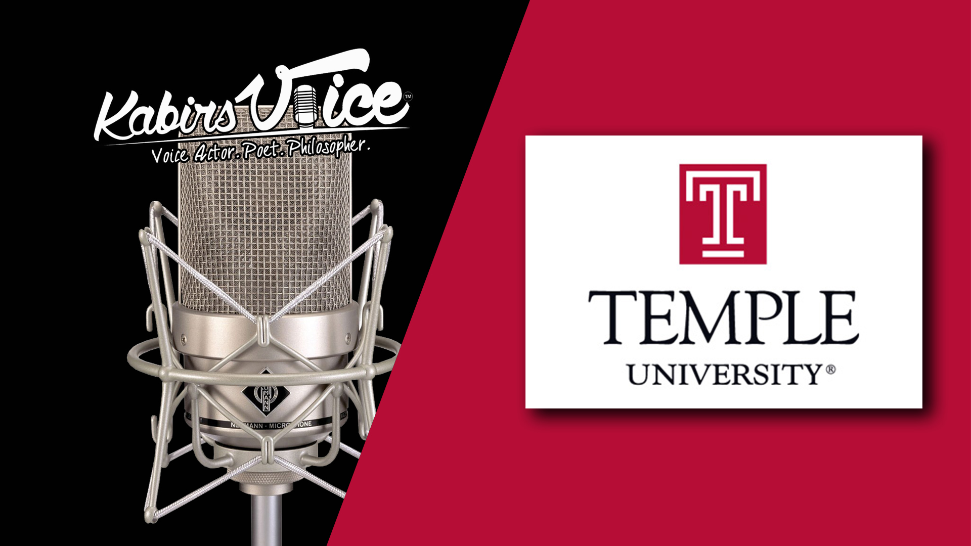 Temple University voiceover talent