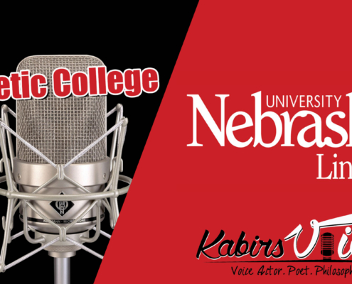 University of Nebraska Lincoln voice over actor