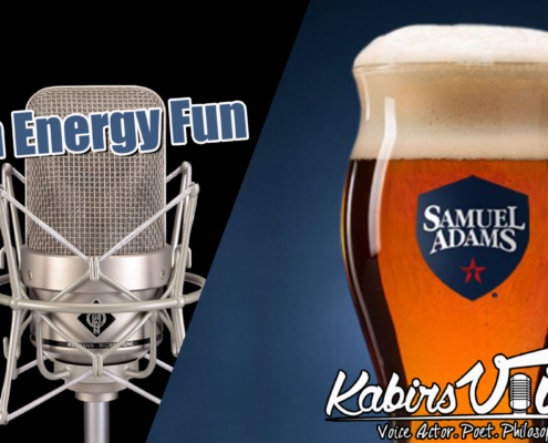 The voice of Sam Adams beer commercial